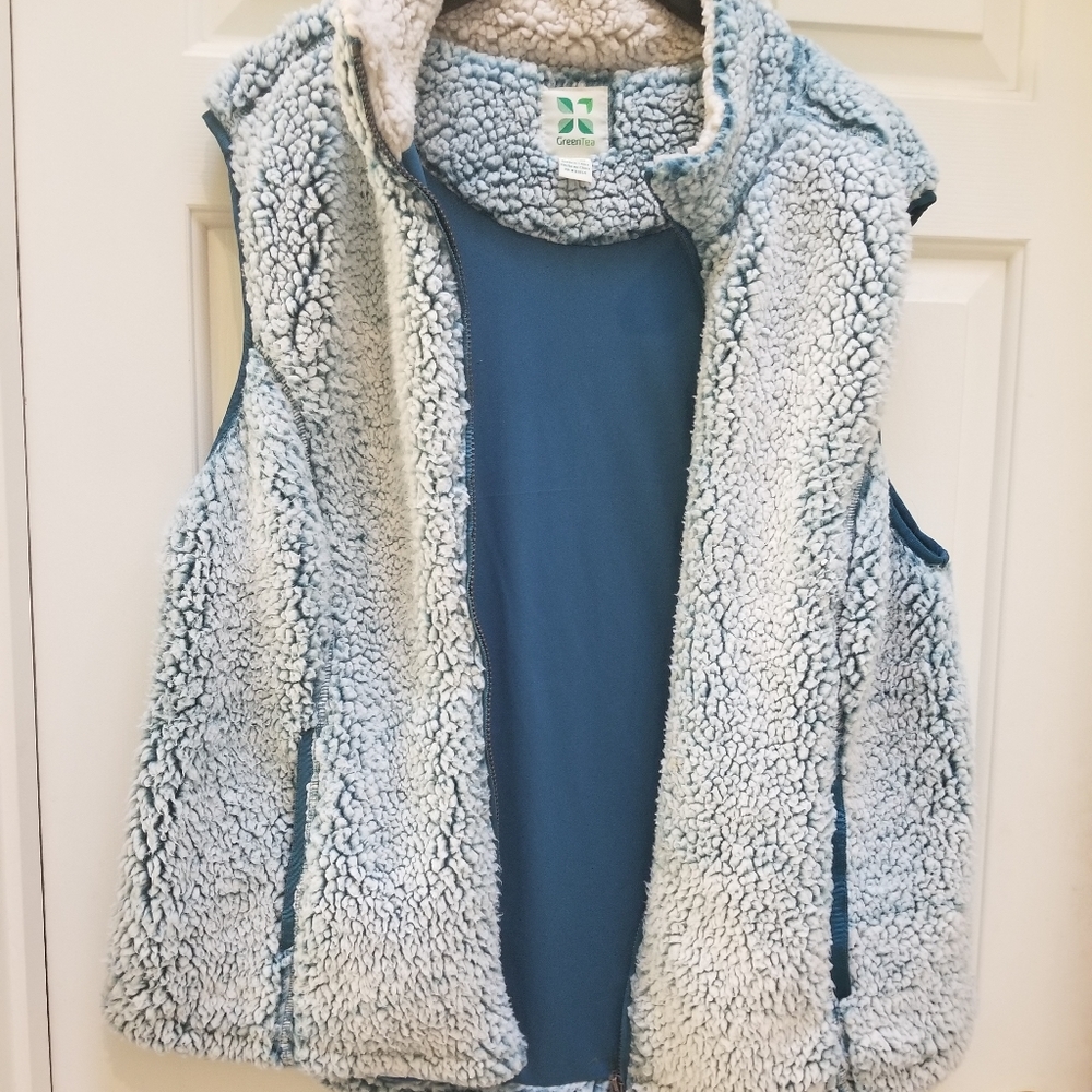 Super snuggly and fuzzy vest